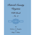 Patrick County, Virginia, Will Book, No. 2