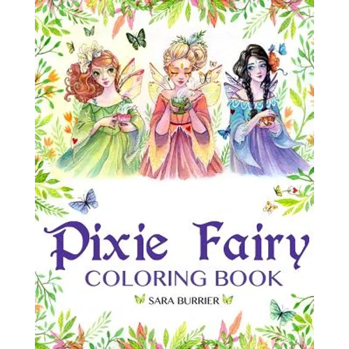 Pixie Fairy Coloring Book