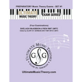 Preparatory Music Theory Exams Set #1 - Ultimate Music Theory Exam Series: Preparatory Music Theory Exams Set 1 Workbook contains Four Exams, Plus UMT