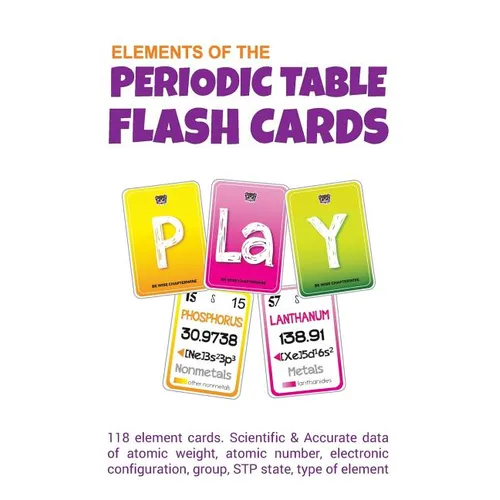 Elements of Periodic Table Flash Cards