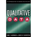Qualitative Data: An Introduction to Coding and Analysis