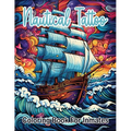 Nautical Tattoos coloring book for inmates
