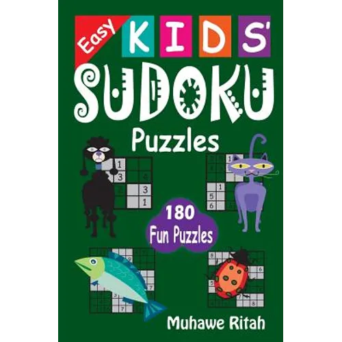 Easy Kids' Sudoku Puzzles