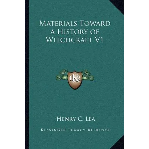 Materials Toward a History of Witchcraft V1