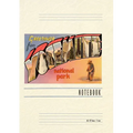 Vintage Lined Notebook Greetings from Yosemite National Park
