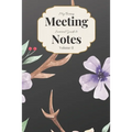 My Boring Meeting Survival Guide & Notes Volume II: 6x9 Meeting Notebook and Puzzle Book