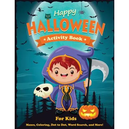 Happy Halloween Activity Book for Kids