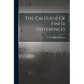 The Calculus Of Finite Differences