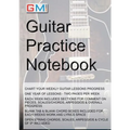 Guitar Practice Notebook: Instrumental diary for guitarists