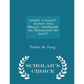 Latáifo ʾl-maʾárif, Auctore Abu Mançur Abdolmalik ibn Mohammed ibn Ismáʾíl - Scholar's Choice Edition