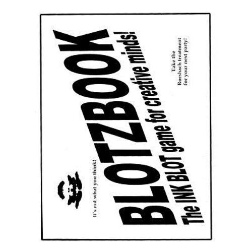 Blotzbook: The INK BLOT game for creative minds!
