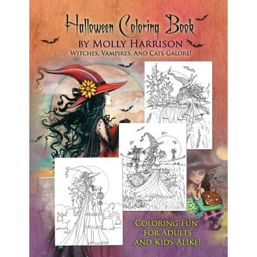 Halloween Coloring Book: by Molly Harrison