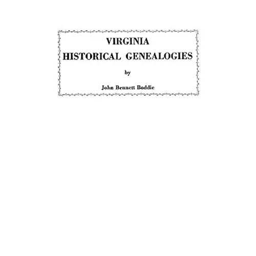 Virginia Historical Genealogies