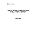 The Anterior Construction in Classical Hebrew