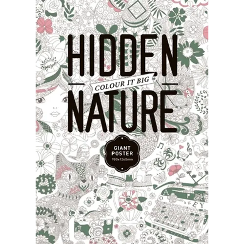 The Hidden Nature Coloring Poster