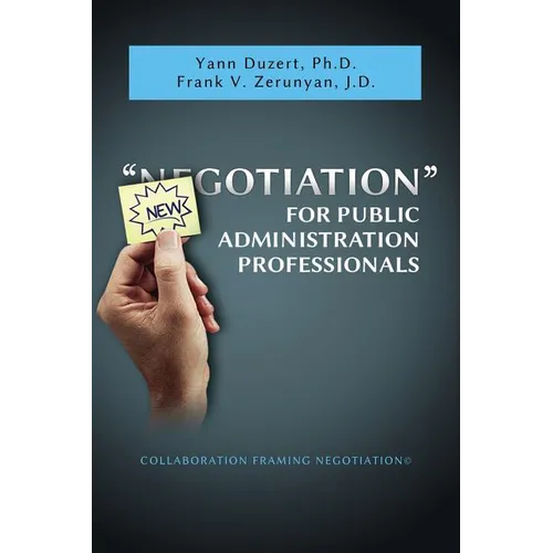 Newgotiation For Public Administration Professionals