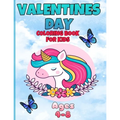 Valentines Day coloring book for kids ages 4-8: animal coloring book - Paperback