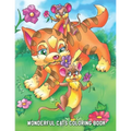 Wonderful Cats Coloring Book: Stress-Relieving Cats Designs and Patterns, Fun Early Learning for Kids Ages 3-6, 4-8