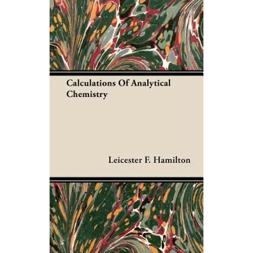 Calculations of Analytical Chemistry