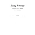 Early Records, Hampshire County, Virginia, Now West Virginia