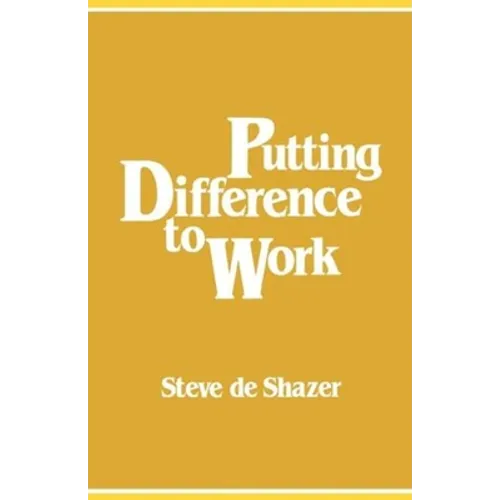 Putting Difference to Work