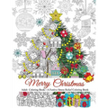 Merry Christmas: A Festive Stress Relief Coloring Book for Adults