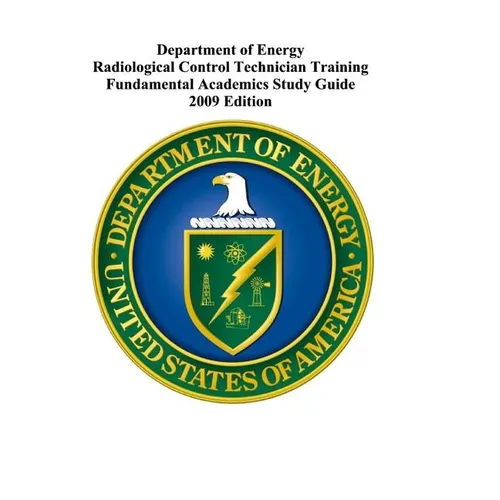 DOE CORE Study Guide