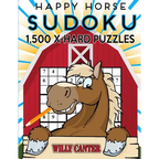 Happy Horse Sudoku 1,500 Extra Hard Puzzles. Gigantic Big Value Book: No Wasted Puzzles With Only One Level Of Difficulty - Paperback