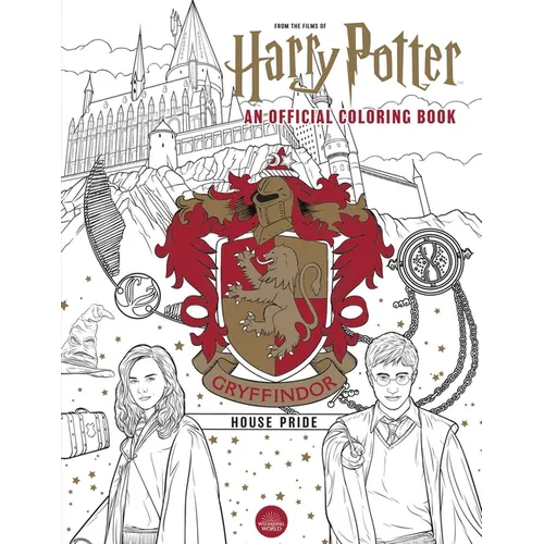 Harry Potter: Gryffindor House Pride: The Official Coloring Book: (Gifts Books for Harry Potter Fans, Adult Coloring Books)
