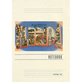 Vintage Lined Notebook Greetings from Florida