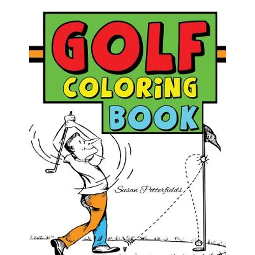 Golf Coloring Book
