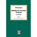 Marriages of Middlesex County, Virginia, 1740-1852
