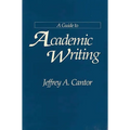 A Guide to Academic Writing