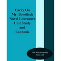 Carry On Mr. Bowditch Novel Literature Unit Study and Lapbook