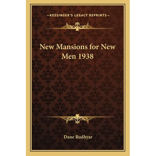 New Mansions for New Men 1938