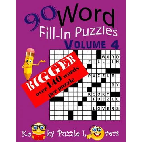 Word Fill-in Puzzles, Over 140 Words Per Puzzles
