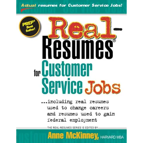 Real-Resumes for Customer Service Jobs
