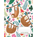 Sloth Notes: Cute Sloth Recipe Book 8.5" x 11" 120 Pages, Write Down Your Special Recipes