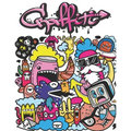 Graffiti: Street Art Coloring Book For Teens Adults, 50 Amazing Graffiti drawing, Calm & Relaxation