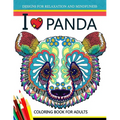 I love Panda Coloring Book for Adult