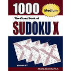 The Giant Book of Sudoku X: 1000 Medium Sudoku X Puzzles - Paperback