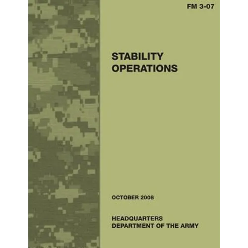 Stability Operations (Field Manual No. 3-07)