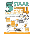 5 STAAR Grade 4 Math Practice Tests: Extra Practice to Help Achieve an Excellent Score