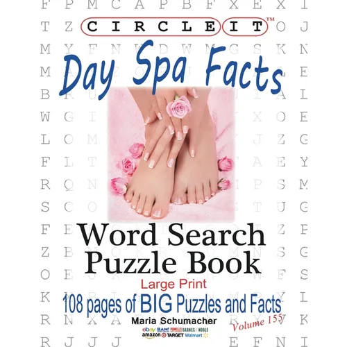 Circle It, Day Spa Facts, Word Search, Puzzle Book