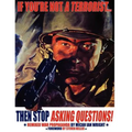 If You're Not a Terrorist... Then Stop Asking Questions: Remixed War Propaganda