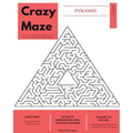 Pyramid Crazy Maze: The Ultimate Complicated Level for Maze Explorer, Large Print, 1 Puzzle per Page