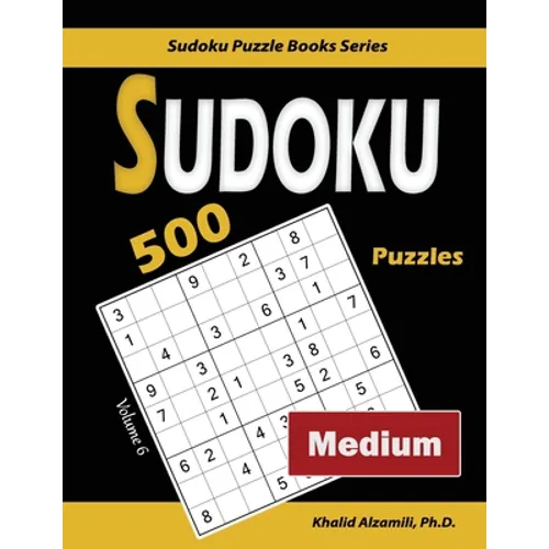 Sudoku: 500 Medium Puzzles
