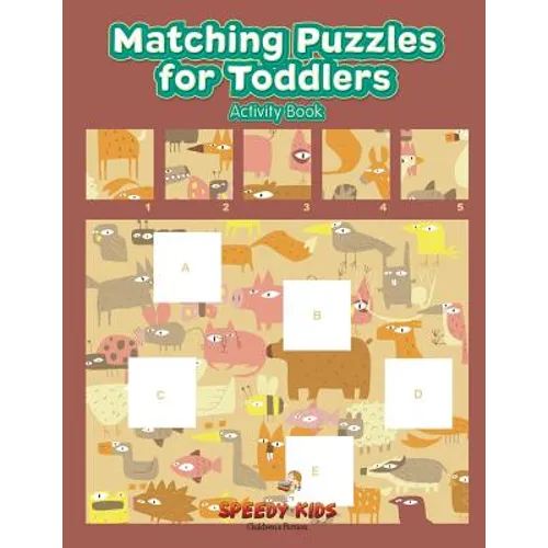 Matching Puzzles for Toddlers Activity Book
