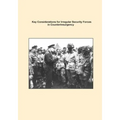 Key Considerations for Irregular Security Forces in Counterinsurgency