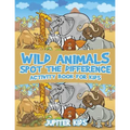 Wild Animals Spot the Difference Activity Book for Kids